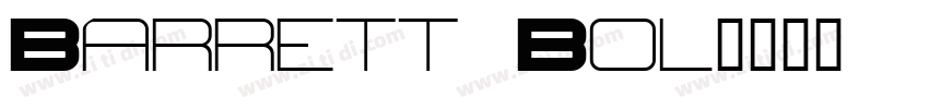 Barrett Bol字体转换